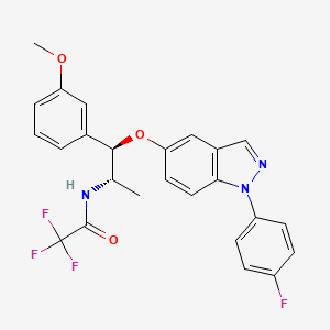 Chemical structure of AZD5423