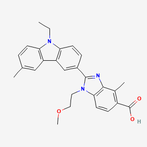 Chemical structure of BAY-1316957
