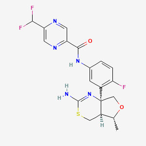 Chemical structure of Elenbecestat