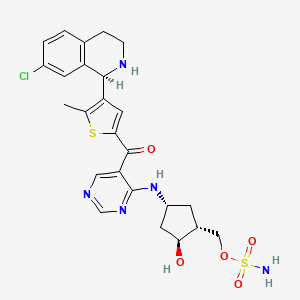 Chemical structure of Subasumstat