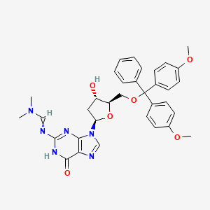 Chemical structure of 5'-O-DMT-N2-DMF-dG