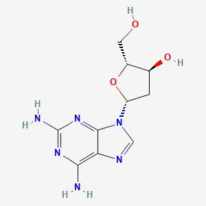Chemical structure of 2-Amino-2'-deoxyadenosine