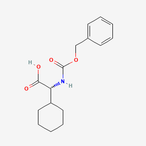 Chemical structure of Z-D-Chg-OH
