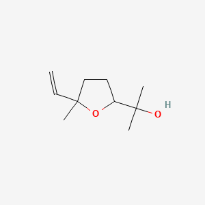 Chemical structure of Linalool oxide
