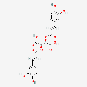 Chemical structure of Chicoric acid