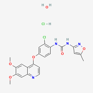 Chemical structure of Tivozanib Hydrochloride