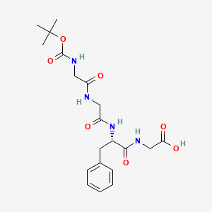 Chemical structure of Boc-Gly-Gly-Phe-Gly-OH