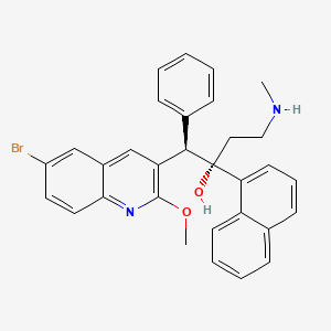 Chemical structure of Bedaquiline impurity 2-d6