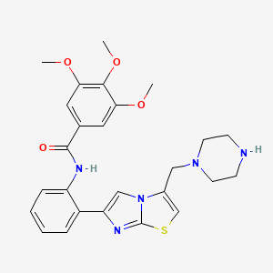 Chemical structure of SRT 1460