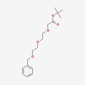 Chemical structure of Benzyl-PEG2-CH2-Boc