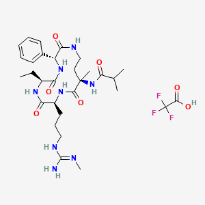 Chemical structure of MM-589 TFA