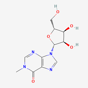 Chemical structure of 1-Methylinosine