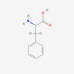 Chemical structure of L-Phenylalanine-d2