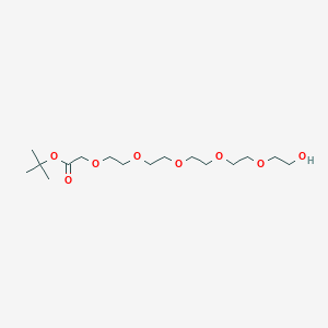 Chemical structure of Hydroxy-PEG4-O-Boc