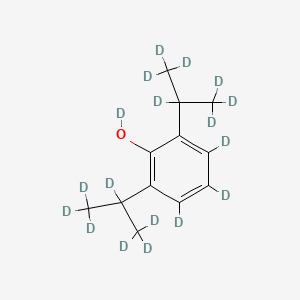 Chemical structure of Propofol-d18