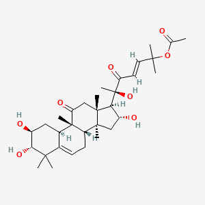 Chemical structure of Cucurbitacin Q1