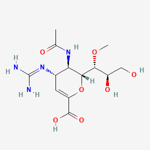 Chemical structure of Laninamivir