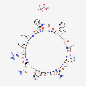 Chemical structure of PD-1/PD-L1-IN 3 TFA
