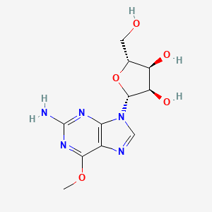 Chemical structure of O-Methylguanosine