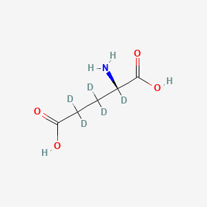 Chemical structure of Glutamicol-d5