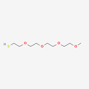 Chemical structure of m-PEG4-SH