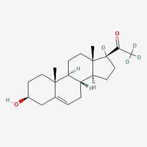 Chemical structure of Pregnenolone-d4