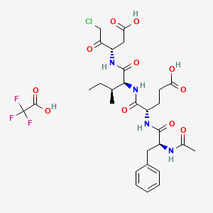 Chemical structure of Ac-FEID-CMK TFA