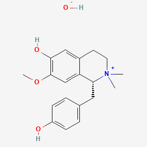 Chemical structure of Lotusine hydroxide