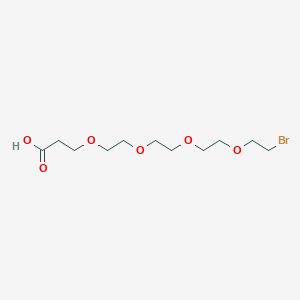 Chemical structure of Bromo-PEG4-acid