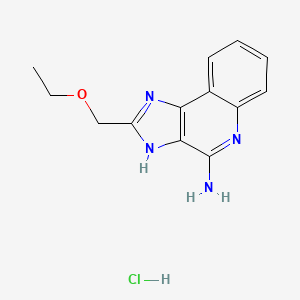 Chemical structure of CL097 hydrochloride