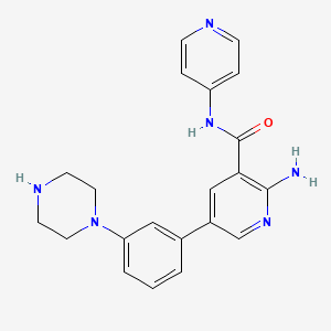 Chemical structure of PKC-iota inhibitor 1