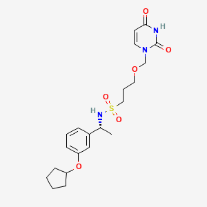 Chemical structure of TAS-114