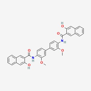 Chemical structure of Naphthol AS-BR