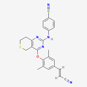 Chemical structure of HIV-1 inhibitor-8