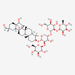 Chemical structure of Ardisiacrispin B