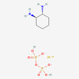 Chemical structure of Imifoplatin