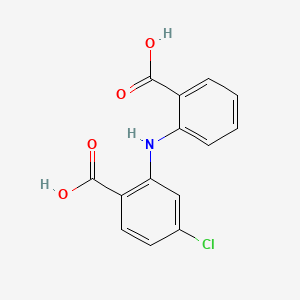Chemical structure of Lobenzarit
