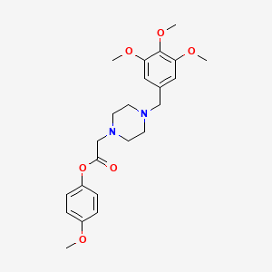 Chemical structure of KB-5492 free base