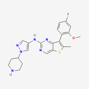 Chemical structure of MAX-40279