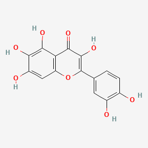 Chemical structure of Quercetagetin