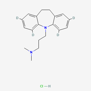 Chemical structure of Imipramine-d4 hydrochloride