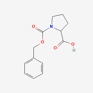 Chemical structure of Z-DL-Pro-OH