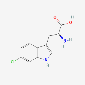 Chemical structure of 6-Chloro-L-tryptophan