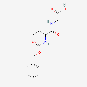 Chemical structure of Z-Val-Gly-OH