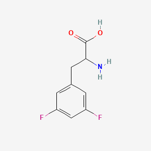 Chemical structure of 3,5-Difluorophenylalanine