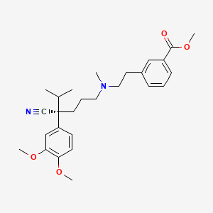 Chemical structure of Etripamil