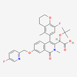 Chemical structure of Lafadofensine (D-(-)-Mandelic acid)
