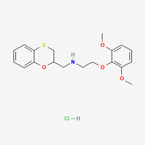 Chemical structure of Benoxathian hydrochloride