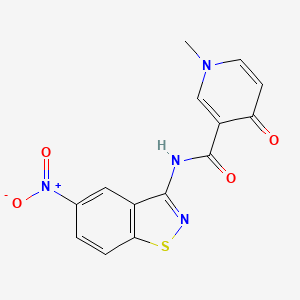 Chemical structure of HIV-1 inhibitor-6