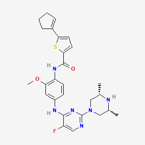 Chemical structure of BCL6-IN-6